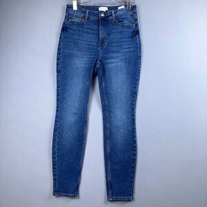 H&M Skinny Jeans Womens Size 8 Slim Fit Mid Rise Medium Wash Blue